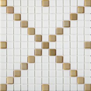Alttoglass Mosaic Titanio Blanca Canela