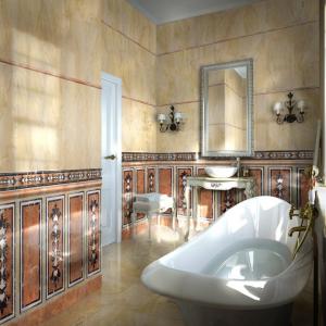 Bathroom tiles Ceramicas Aparici Consul Beige