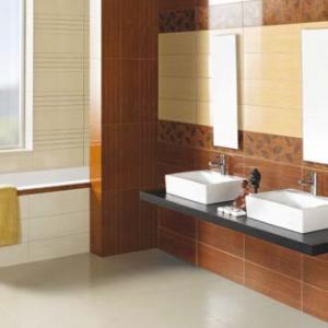 Bathroom tiles Ceramicas Aparici Keima Rosso