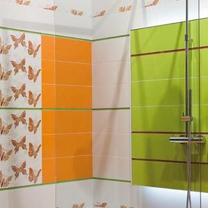 Bathroom tiles Ceramicas Aparici Lattice Naranja