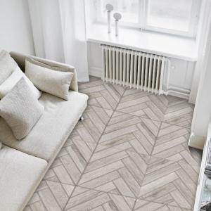 Träimitation Klinker Legend Blanco