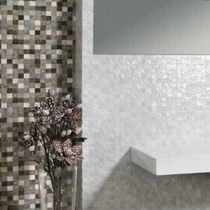 Bathroom mosaic tiles Emigres Trevi gris