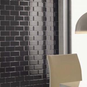 Metro tiles 10x20 black