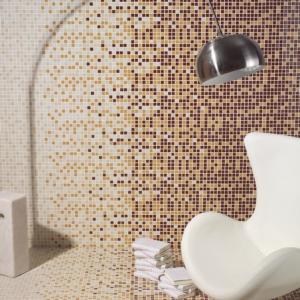 Wall mosaic tiles Degradado Marron