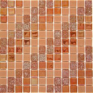 Mosavit mosaic tiles Vintage Rock Diagonal Bronces