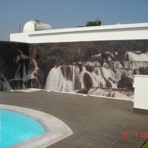 HD glass mosaic tiles Waterfall