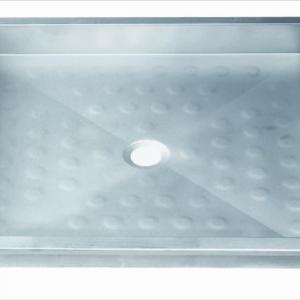 Inox shower tray 13054