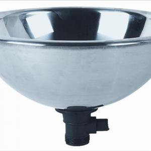 Inox washbasin with overflow outlet 405, to be fixed on sink, polish finishing 13030.RB