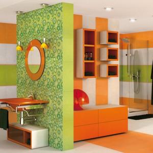 Bathroom tiles Pamesa Orotava Naranja