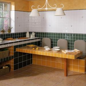 Undefasa kitchen tiles green