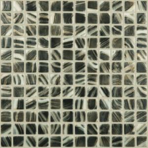 Vidrepur mosaic Pincel Negro/Oro 25x25