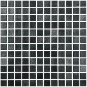 Vidrepur mosaic A Niebla Negro 25X25
