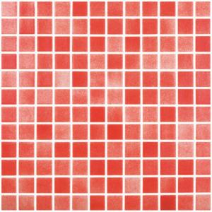 Vidrepur mosaic Niebla Rojo 25x25