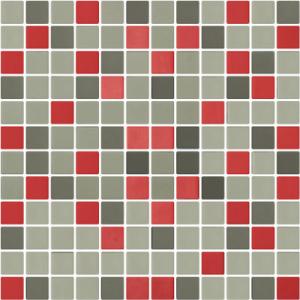 Vidrepur mosaic Basic Coral Mate 25x25