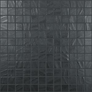 Vidrepur mosaic Negro Agua 25x25