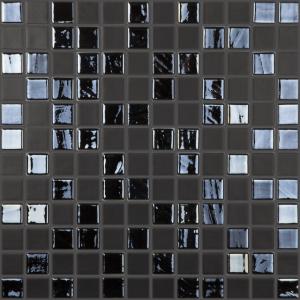 Vidrepur mosaic Negro Mezcla 25X25
