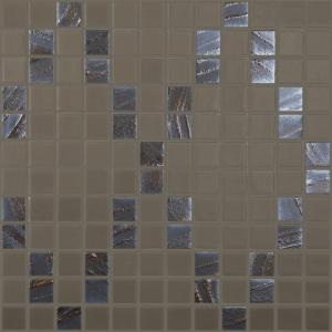 Vidrepur mosaic Antracita Geometria 25X25