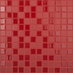 Vidrepur mosaic Rojo Mezcla 25X25